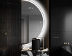 Elegant LED Halvcirkelformet Spejl - Til Badeværelse A222 #9