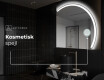 Elegant LED Halvcirkelformet Spejl - Til Badeværelse Q222 #5