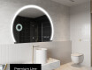 Elegant LED Halvcirkelformet Spejl - Til Badeværelse W222 #4