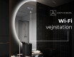 Elegant LED Halvcirkelformet Spejl - Til Badeværelse D221 #6