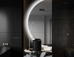 Elegant LED Halvcirkelformet Spejl - Til Badeværelse D221 #9