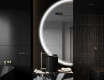Elegant LED Halvcirkelformet Spejl - Til Badeværelse D223 #9