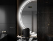 Elegant LED Halvcirkelformet Spejl - Til Badeværelse D223 #9