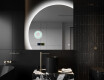 Elegant LED Halvcirkelformet Spejl - Til Badeværelse X221 #10