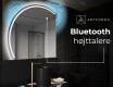 Elegant LED Halvcirkelformet Spejl - Til Badeværelse X223 #5