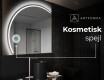 Elegant LED Halvcirkelformet Spejl - Til Badeværelse X223 #9