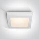 MORFI loftslampe 22 W 3000 K IP40 hvid #1
