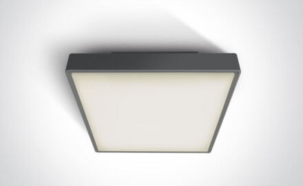 PIRNARI AN loftslampe 24 W 3000 K IP65 grå
