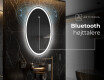 Ovalt badeværelses spejl med LED L227 - Lodret #5
