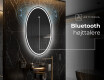 Ovalt badeværelses spejl med LED L228 - Lodret #5