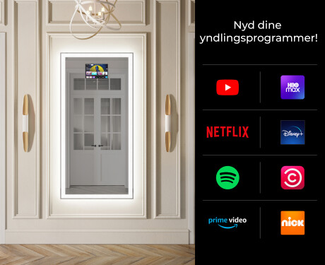 Vertikal spejl med LED-baglys LED01 #2