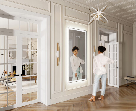 Vertikal spejl med LED-baglys LED01 #5