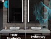 Stort vægspejl med lys til værelse L12 #7