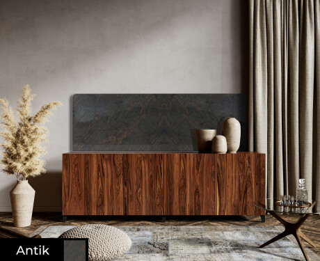 Afrundede moderne farvet spejl dekoration L173 #6