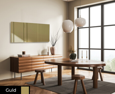 Afrundede moderne farvet spejl dekoration L173 #8