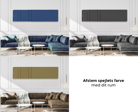 Afrundede moderne farvet spejl dekoration L173 #10