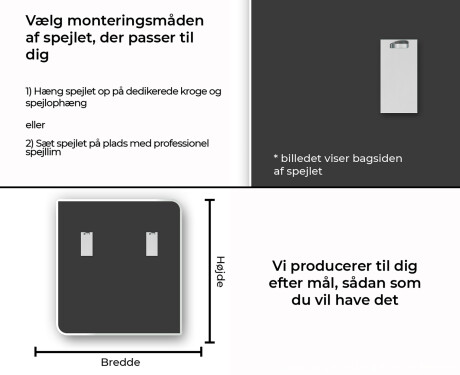 Afrundede dekorative spejlvægge L174 #13