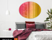 Ovale moderne farvet spejl dekoration L178 #7