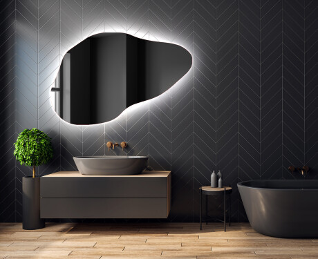 LED Badeværelses spejl med uregelmæssig form P221 #2