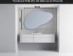 LED Badeværelses spejl med uregelmæssig form P221 #3