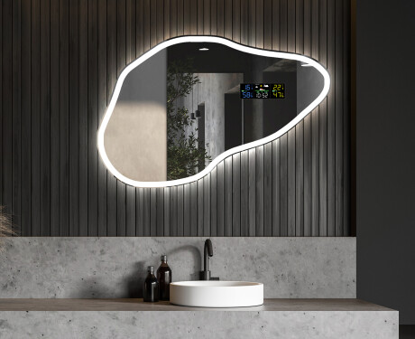 Dekorations spejl med LED lys P222 #6