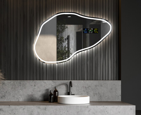 Dekorations spejl med LED lys P223 #6