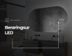 Ovalt badeværelses spejl med LED L229 #8