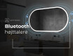 Ovalt badeværelses spejl med LED L230 #6