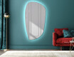 Dekorations vægspejl med LED lys I221 #1