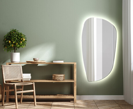 LED Badeværelses spejl med uregelmæssig form I221 #2