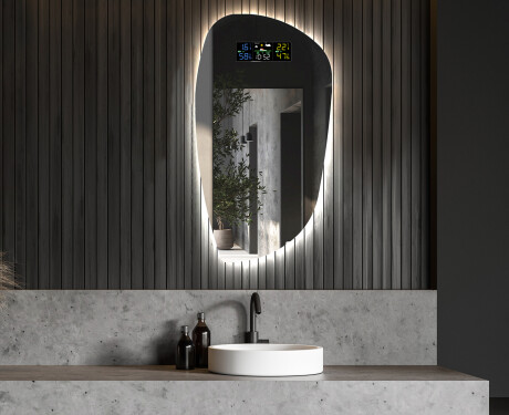 LED Badeværelses spejl med uregelmæssig form I221 #6