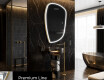 LED Badeværelses spejl med uregelmæssig form I222 #4