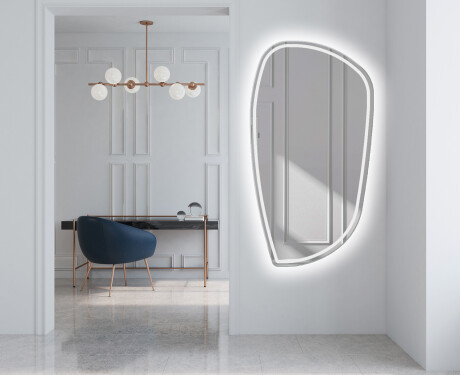 Dekorations vægspejl med LED lys I223 #5