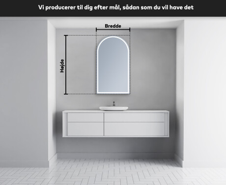 LED Badeværelses spejl med uregelmæssig form Y223 #5