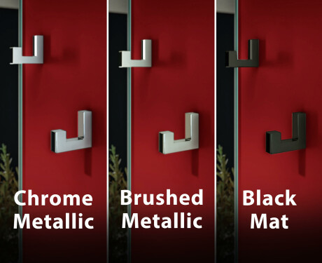 LED spejl med knager til entre - Andes #5