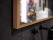 LED spejle til badeværelse med træramme - FrameLine L11 #3
