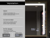 Badeværelsesspejl med LED-belysning og ramme - FrameLine L11 #7