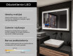Badeværelsesspejl med LED-belysning og ramme - FrameLine L49 #4