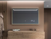 Badeværelsesspejl med LED-belysning og ramme - FrameLine L128 #10