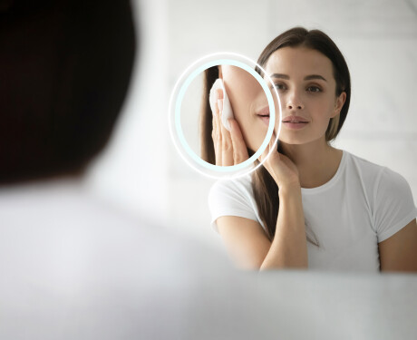 Badeværelsesspejl med lys LED med træramme - FrameLine L131 #10