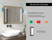 Badeværelsesspejl med lys LED med træramme - FrameLine L131 #11