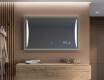 LED spejle til badeværelse med træramme - FrameLine L135 #10