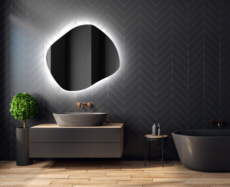 LED Badeværelses spejl med uregelmæssig form R221 #2