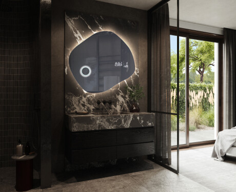 LED Badeværelses spejl med uregelmæssig form R221 #10