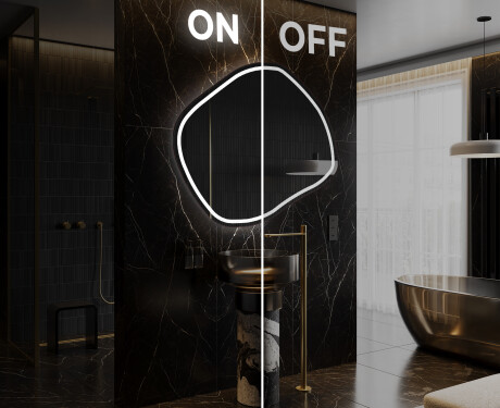 LED Badeværelses spejl med uregelmæssig form R223 #3