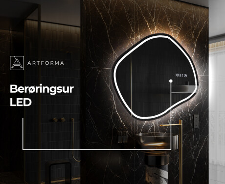 LED Badeværelses spejl med uregelmæssig form R223 #8