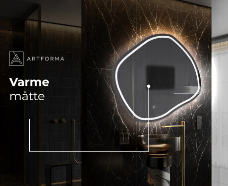 LED Badeværelses spejl med uregelmæssig form R223 #9