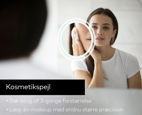 SMART Uregelmæssigt Spejl med lys LED C223 Google #9