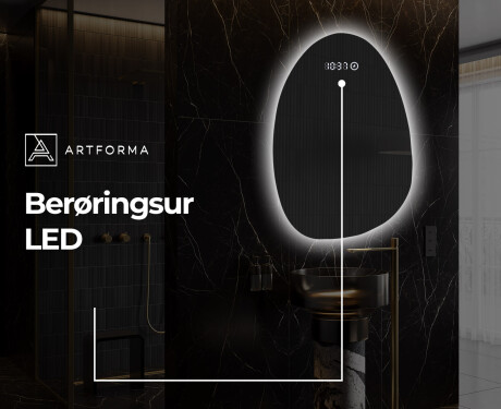 LED Badeværelses spejl med uregelmæssig form SF221 #8