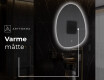 LED Badeværelses spejl med uregelmæssig form SF221 #9